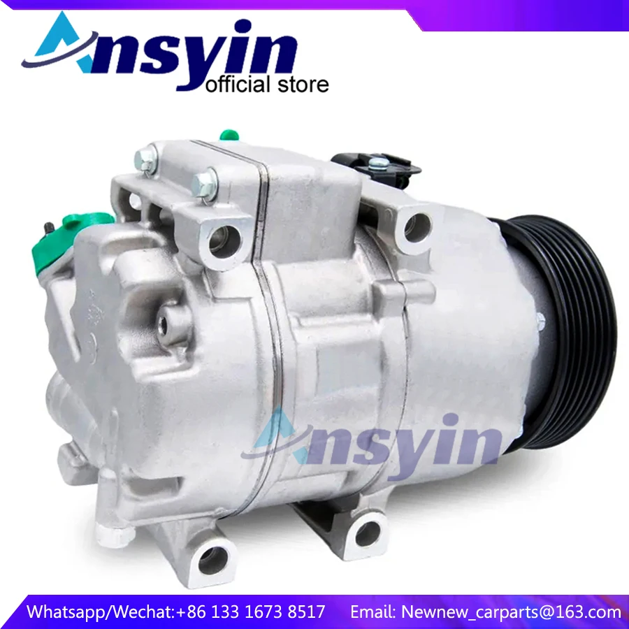 AC Air Compressor for Hyundai Genesis G80 2015 2016 2017 2018 3.8L Auto A/C 6pk VS18EOEM 97701B1000 97701-B1000 F500-GGDBA-03