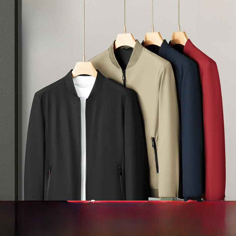 بيير كاردان الرجال الوقوف طوق Jaet رقيقة عادية لون نقي Busin معطف غير رسمي الخريف جديد Sle فضفاض صالح المضادة للتجاعيد #1