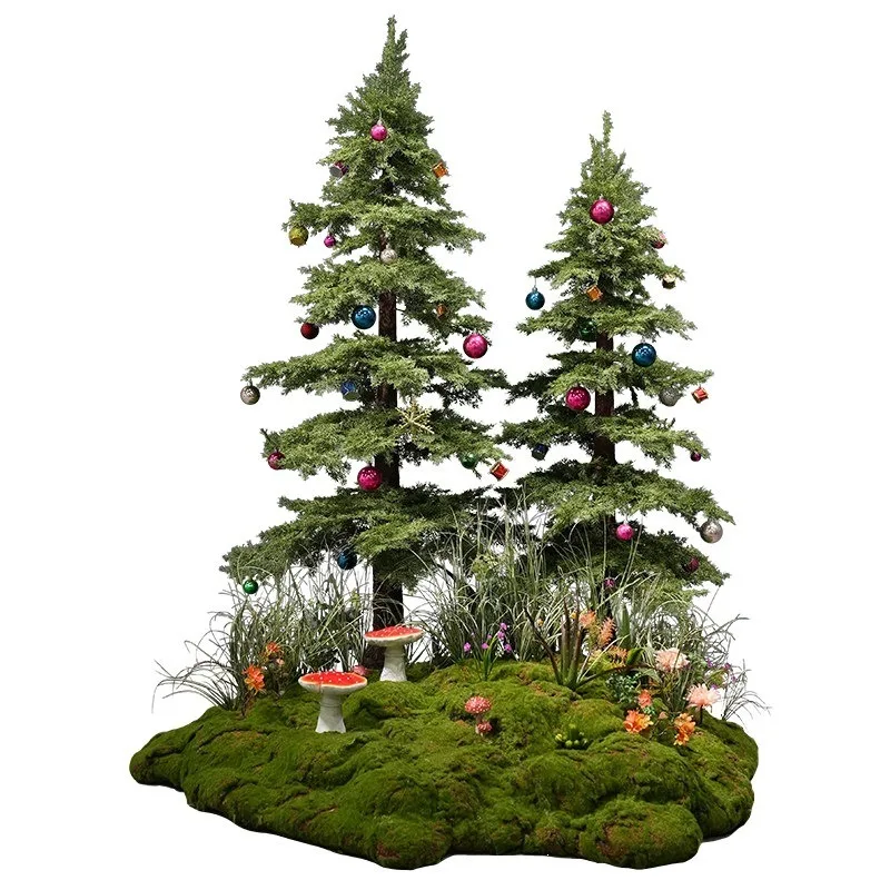 Christmas tree INS style trendy set ornament DIY Christmas decoration y