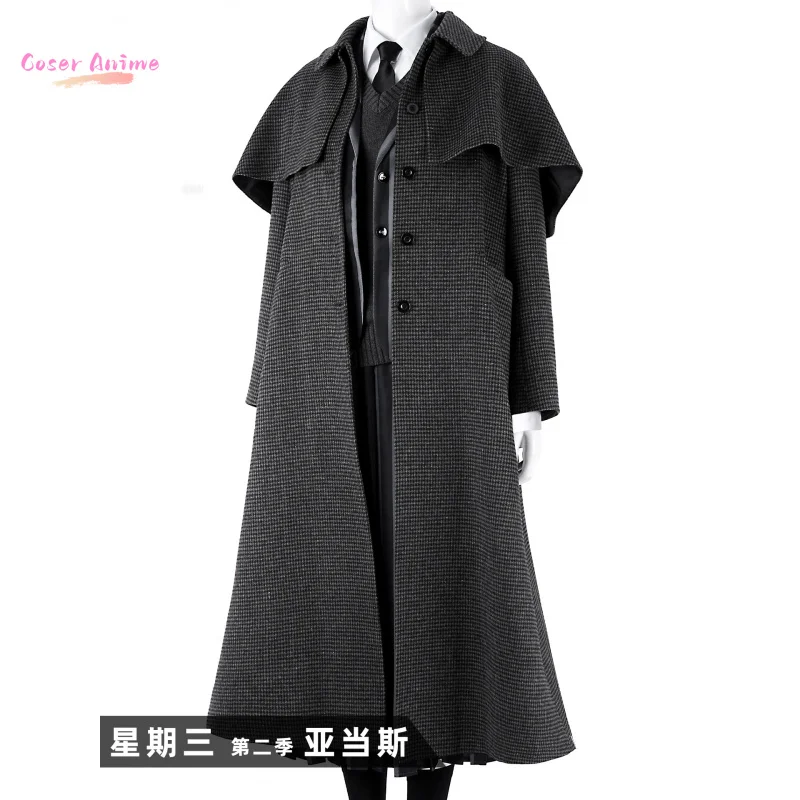 Película miércoles Temporada 2 Addams disfraz Cosplay uniforme universitario vestido de fiesta de Halloween traje conjunto completo