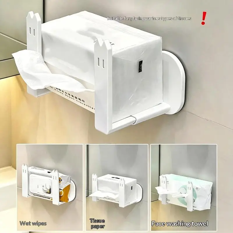 2PCS White Kitchen Hole Free Hook Traceless Storage Rack Shelf Shelves Pot Cover Cup Rack Kitchen Storage Holder