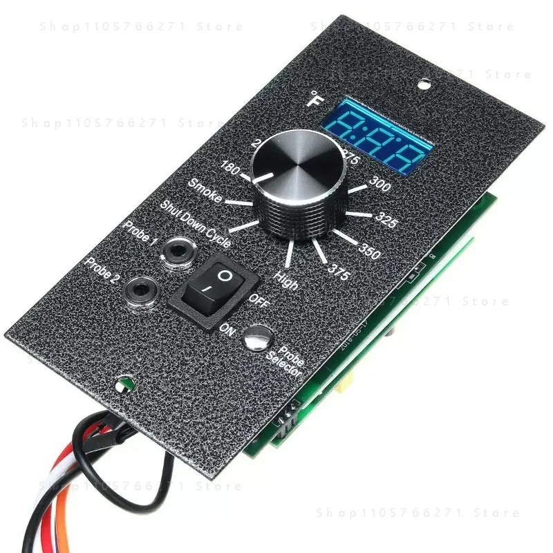 Smart Digital Display Controller for Pellet Carbon Smoker Grill with Precise Temperature Control