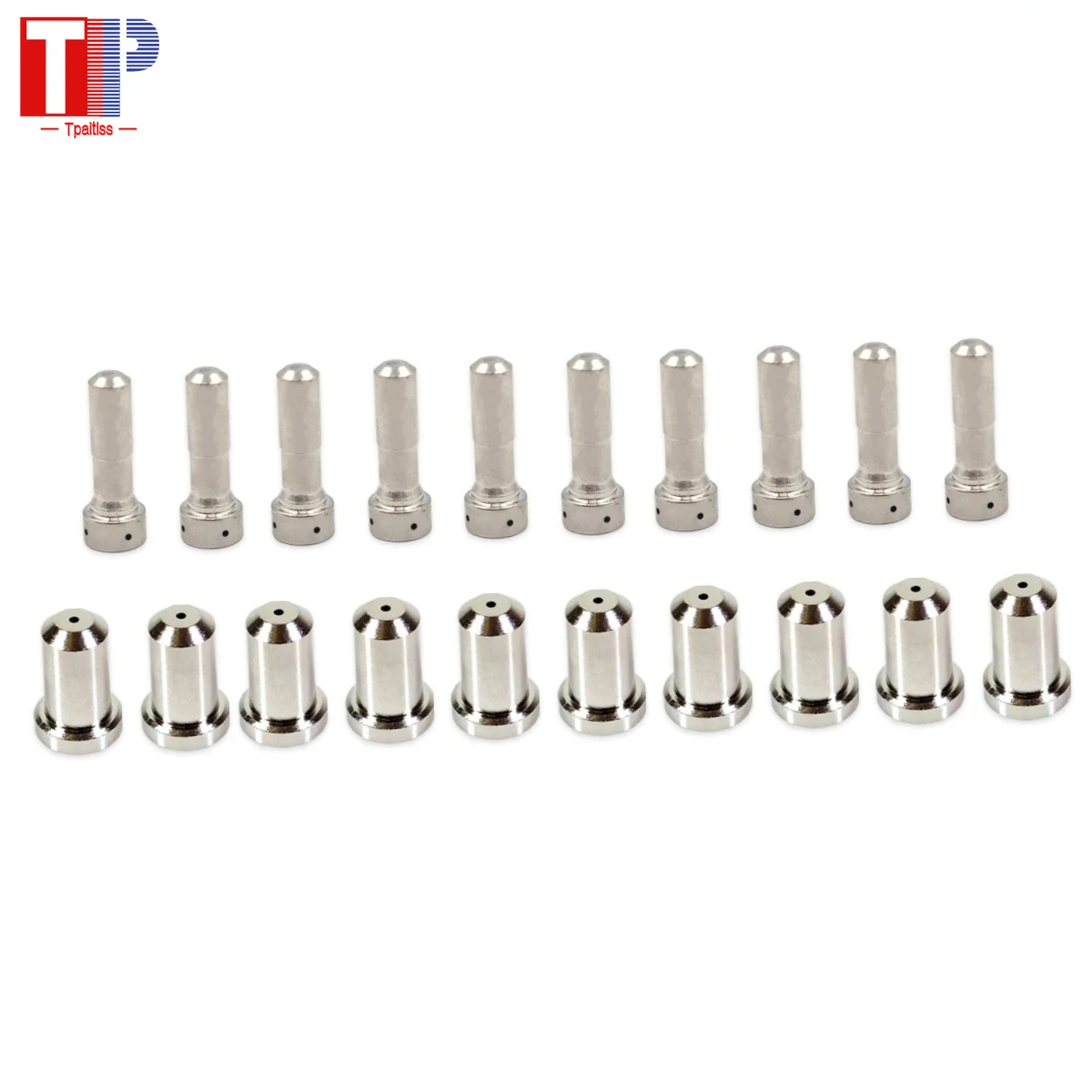 

33366 Electrodes Tips 30A /50A /80A for PT-23 PT-27 Plasma Cutting Torch Consumables 20pcs