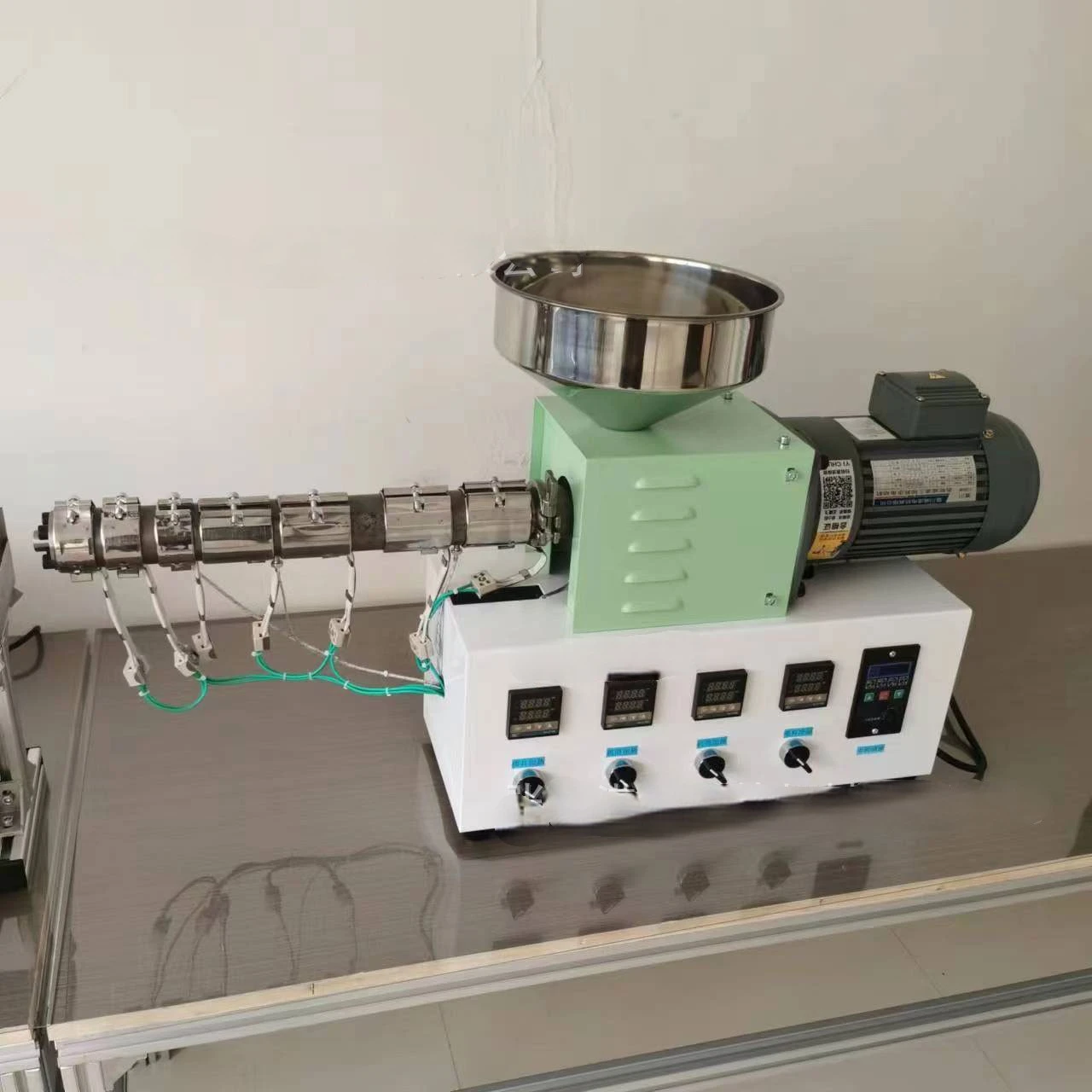Miniature Science and Education Sj20 Single Screw Extruder Experimental Type Plastic Single Screw Extruder