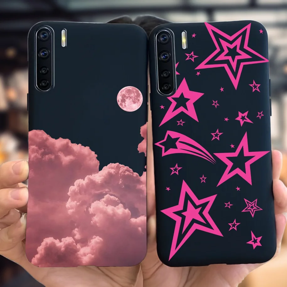 For OPPO Reno 3 Case CPH2043 Cover Fashion Flower Silicone Soft TPU Slim Funda For OPPO A91 F15 CPH2021 OPPOA91 Reno3 Phone Case