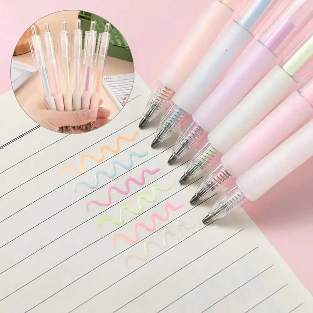 6Pcs Glue Pen Fine Tip Double-sided Adhesive Precise Control Scrapbooking Decor Dot Glue Pen Stick Stationery Supplies