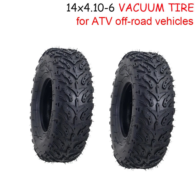 

High quality wear-resistant new 14x4.10-6 tires go kart beach bike tires 6-inch 14x4.10-6 vacuum tire accessories