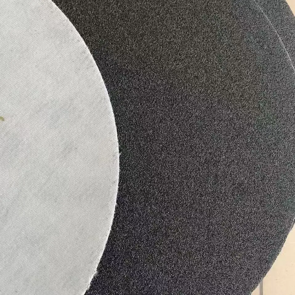 Papel de lija redondo de 38 cm para construcción de pisos de PVC - Papel de lija de grano 24/40/60 para moler y alisar autonivelantes