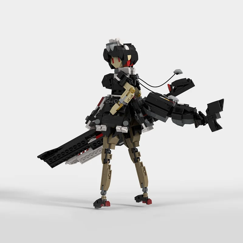 869 Stück MOC ELLEN JOE Zenless Zone Zero Modellbauspielzeug Blöcke Konstruktion DIY Weihnachtsgeschenke Kreative Idee Kindergeburtstag