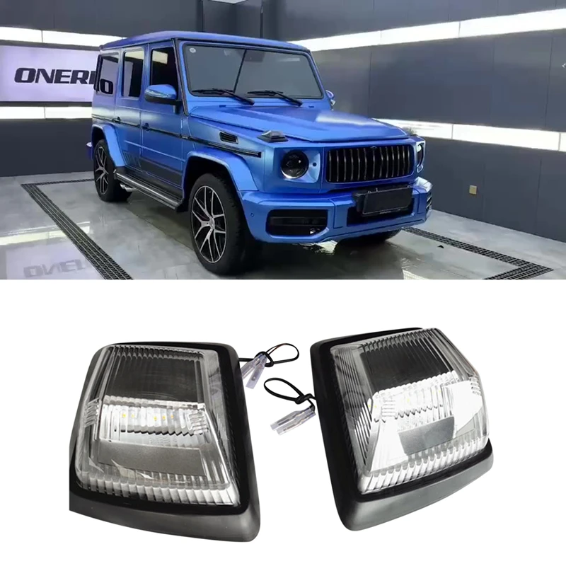 Car Corner Lamp Signal Light Factory Style For Mercedes Benz G-Wagon G500 G550 G63 W464 2019-2022