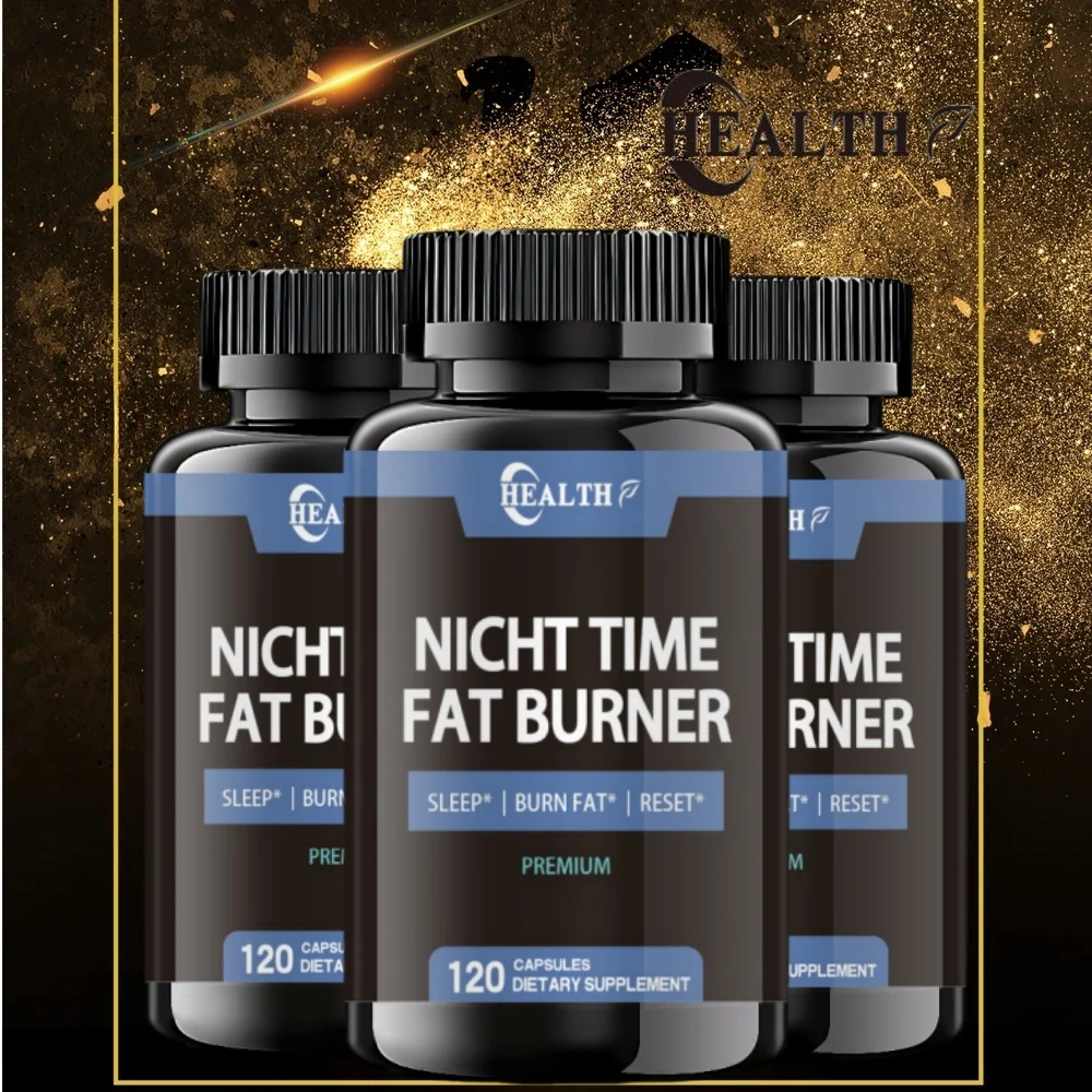 Nighttime Fat Burning Honeycomb Capsules - Contains Vitamin D3 Green Tea for Detoxification and Intestinal Peristalsis