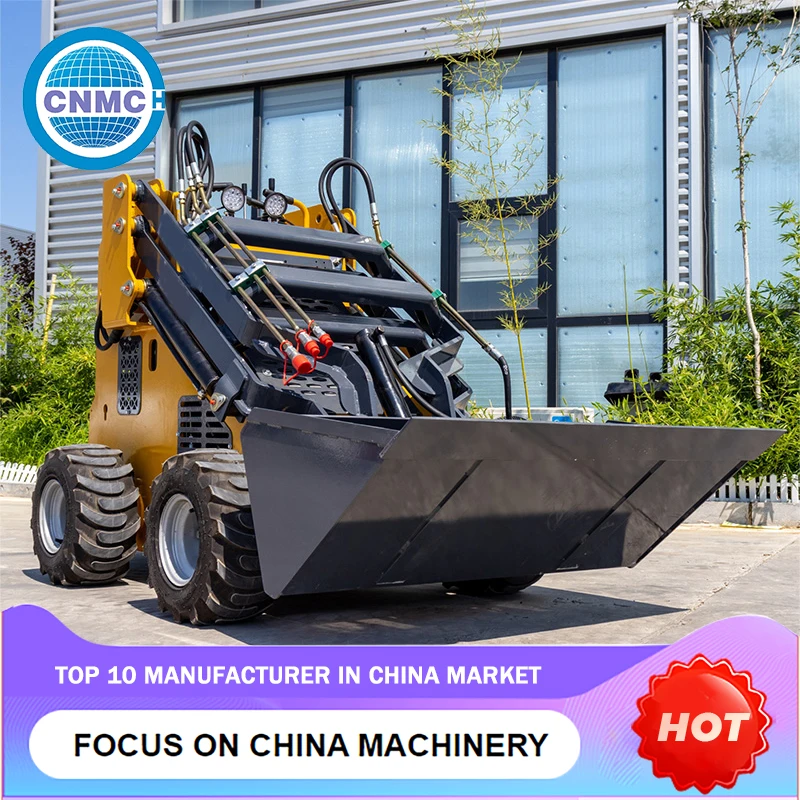 Minicaricatori Skid Minicaricatori Skid Steer Certificazione EPA facile da usare per giardino agricolo Made in China Pista compatta personalizzabile