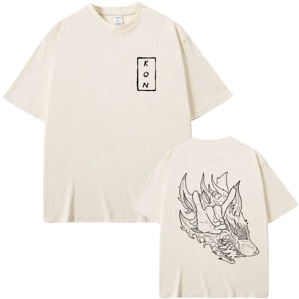 

Anime Chainsaw Man Hayakawa Aki Fox Devil Kon Graphic T-shirts Men Women Manga Casual Vintage Short Sleeve T Shirts Streetwear