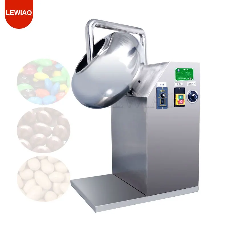 Multifunctional Almonds Chocolate Coating Machine Peanut Small Sugar Coating Pan Machine