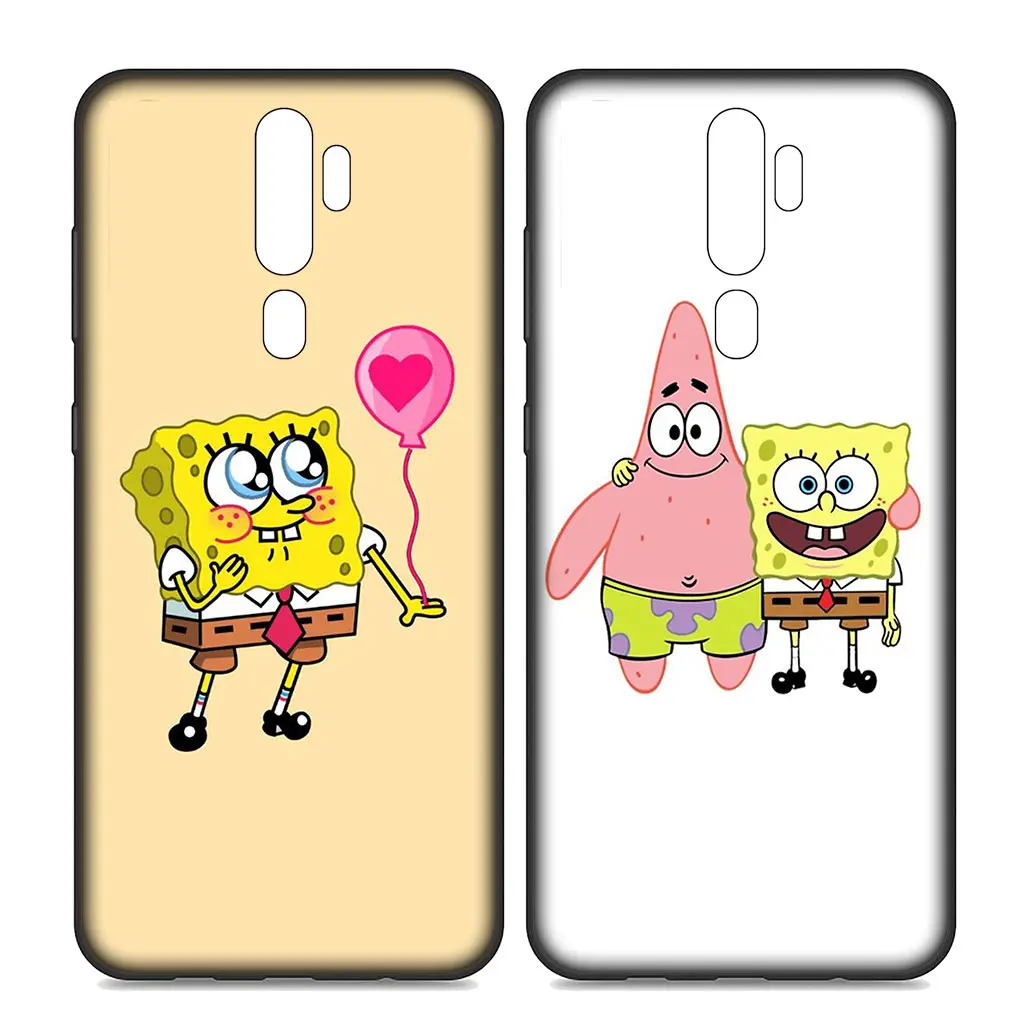 S-SpongeBobs Square Pants Sponges Bobs Cover Case for Xiaomi Mi 12 11T 10T 9 CC9E A2 Pocophone F1 Redmi K20 K30 K40 Pro 12X