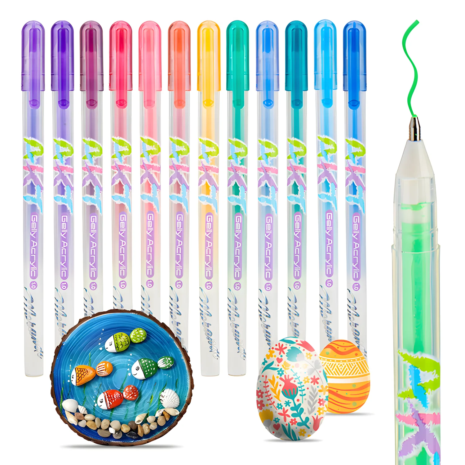 

Гелевые ручки с акриловой краской, пастельные гелевые ручки для дерева, холста, камня, рок-картина, стеклянные керамические поверхности, поделки своими руками, товары для рукоделия