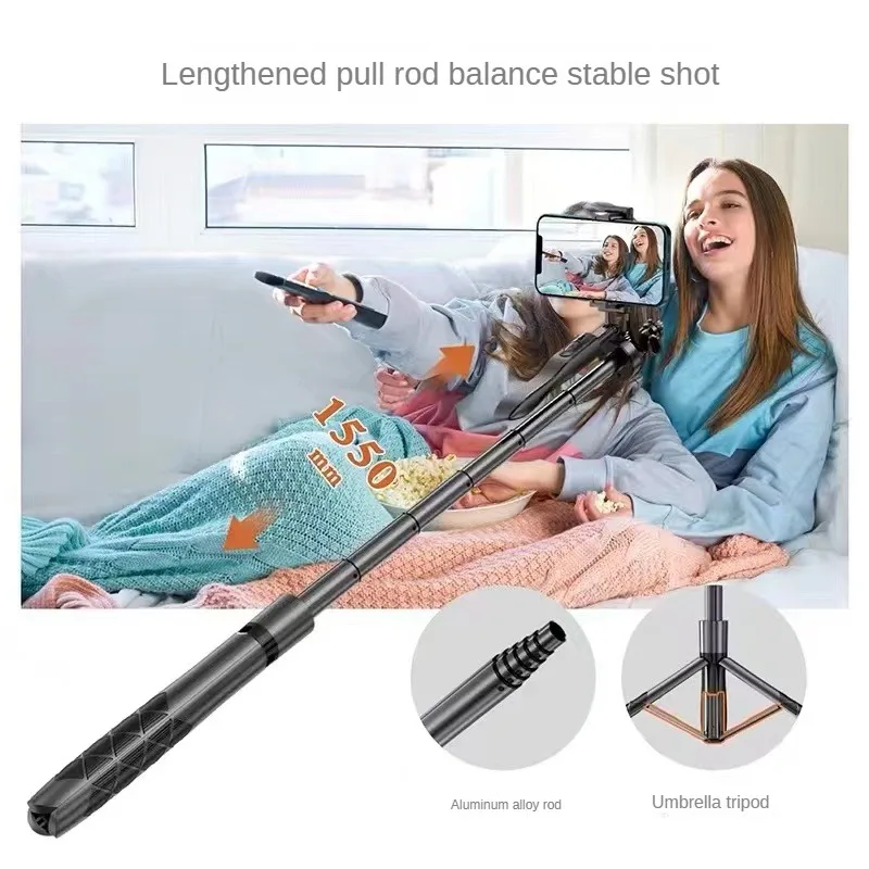 Xiaomi Selfie Stick Bluetooth składany statyw do migawki na telefon statyw 360 ° Anti Shake shoot Mini stojak na aparat