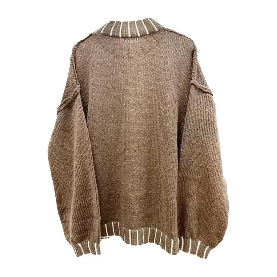 

Winter Turtleneck Sweaters Women Tops Pullover Women Knitted Sweater Jumpers Thick Warm Pull Knitting Tops Loose Fit