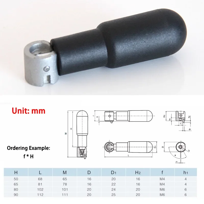 1pcs Foldable Reinforced Nylon Adjustable Handle Suitable For Flexible Adjustment Of Fastening Positions On Various Machinery