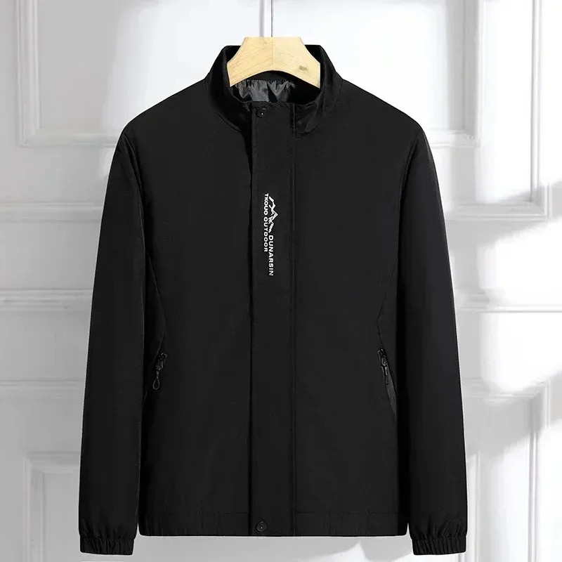 

Men's Jacket Spring Autumn Popular Casual Large Size Loose Simple Cargo Male Coat High Quality Jacket Men Clothing