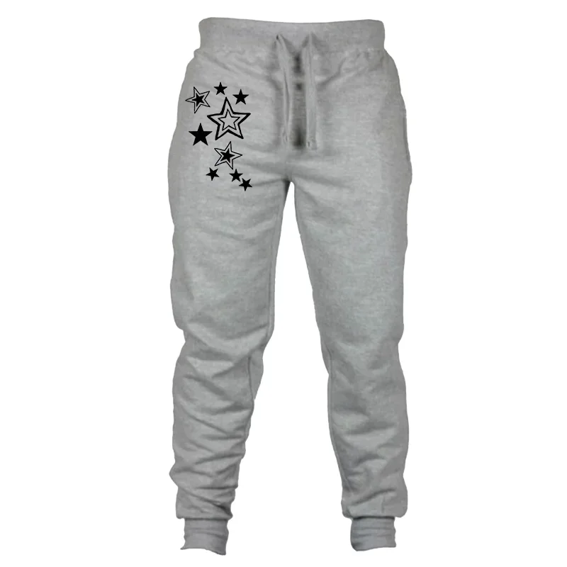 Spring Autumn Women's Baggy Pants Sweatpants Jogger Fashion Ladies Joggings Casual Printed Stars Full Length Sports Pants