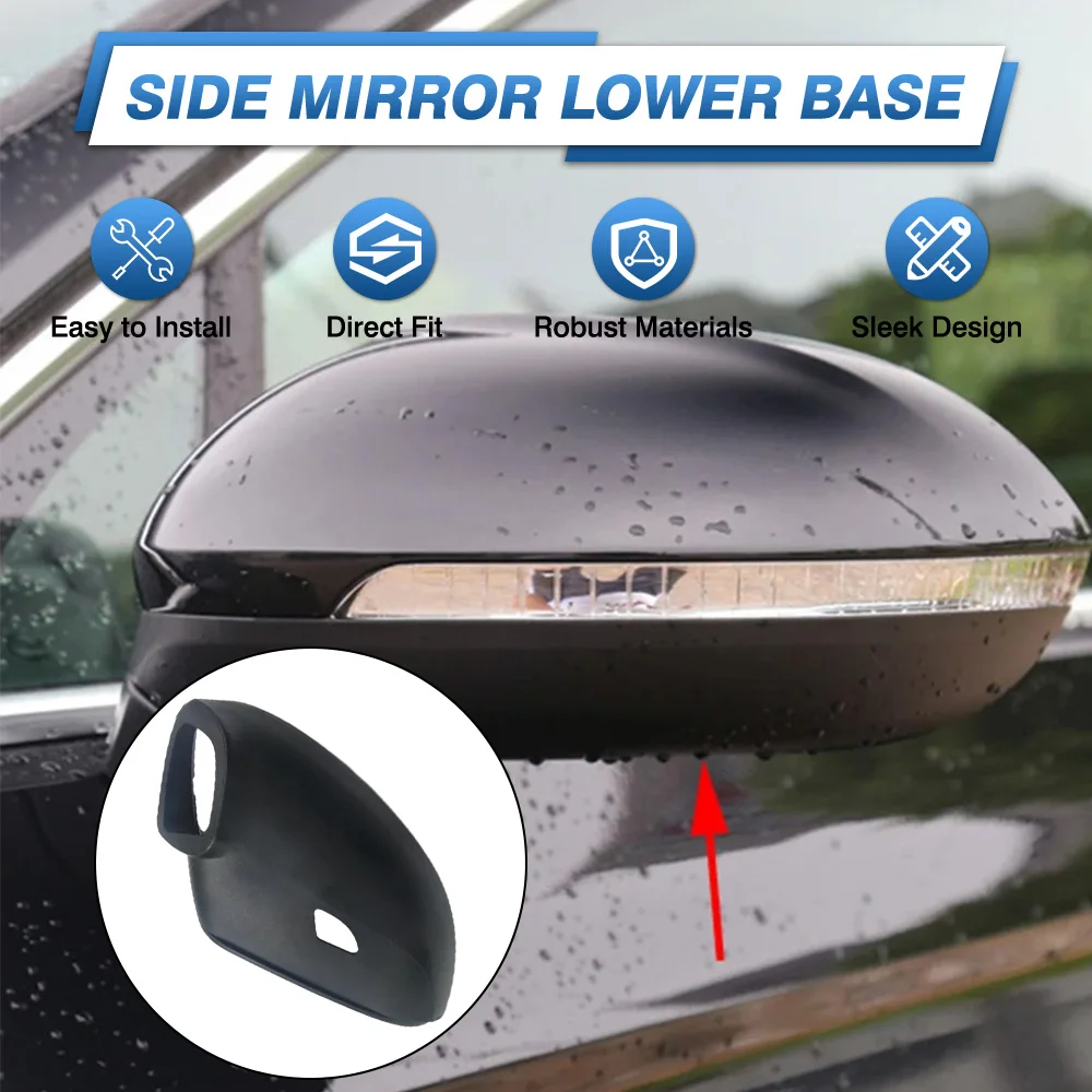 

Car Left / Right Side Rearview Mirror Bottom Lower Holder Cover For VW Passat B8 (B8L) Alltrack 2017-2019 Arteon (CC)