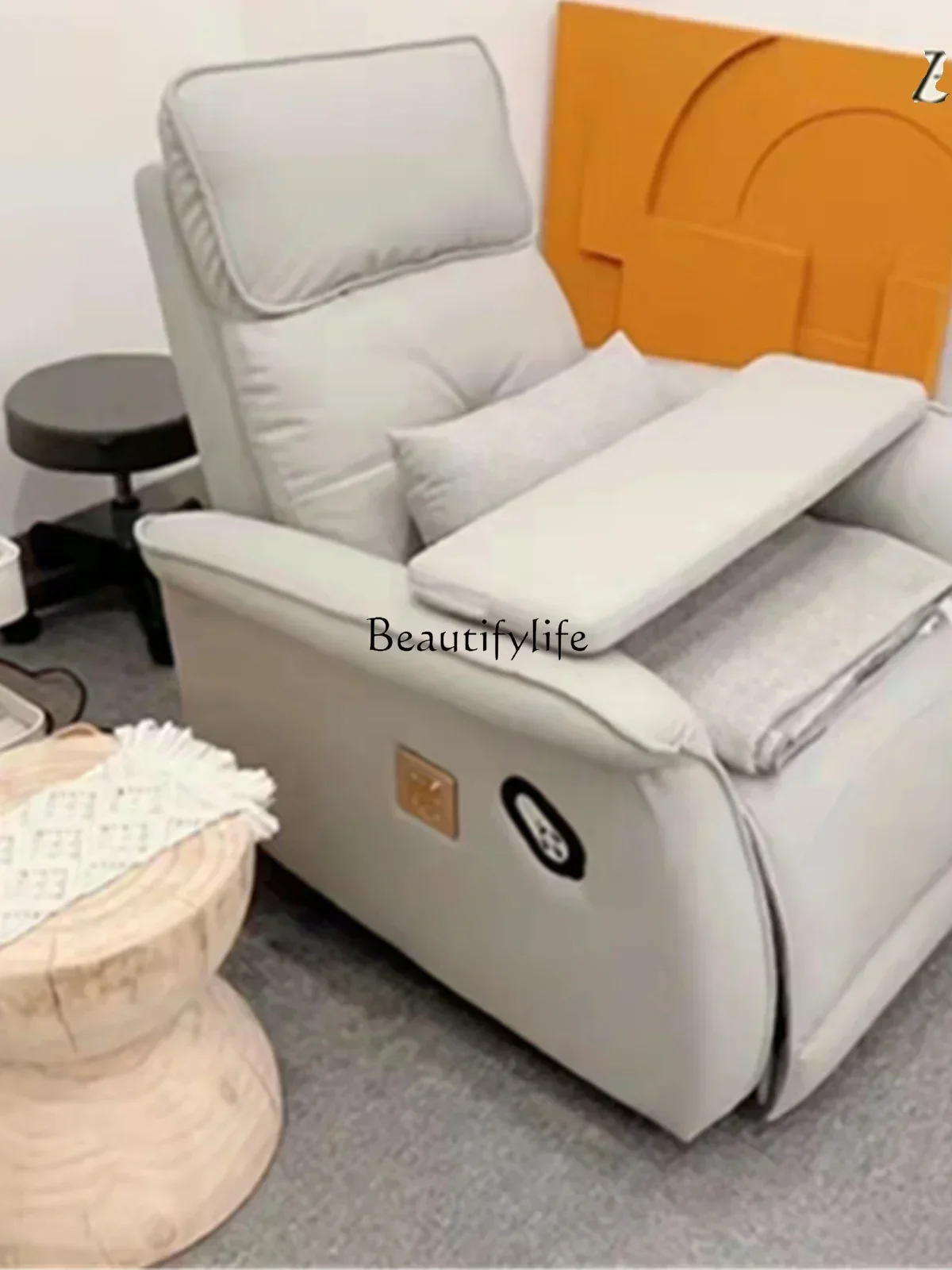 

FGElectric Nail Beauty Eyelash Beauty Multi-Function Recliner with Feet Can Lie Flat Eyelash Grafting Chair