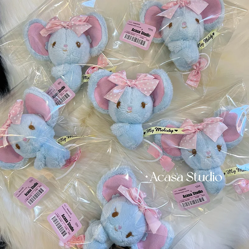 

Винтажный плюшевый брелок My Melody Friend Ferland Mouse, редкий ретро-подарок Kawaii 1990-х годов, 2025 г.