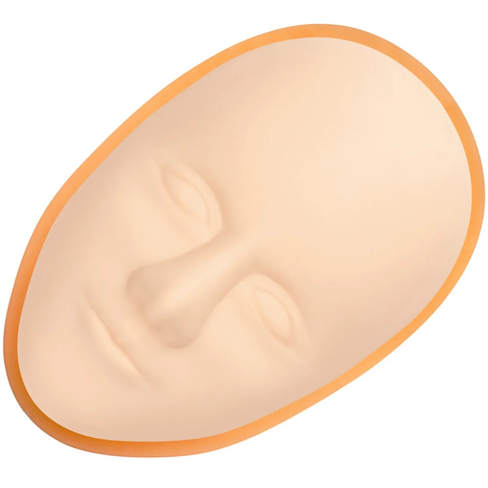 

1Set Silicone Tattooing Practice Skin Face Blank Realistic Surface for Makeup Eyebrow Embroidery Training Practice