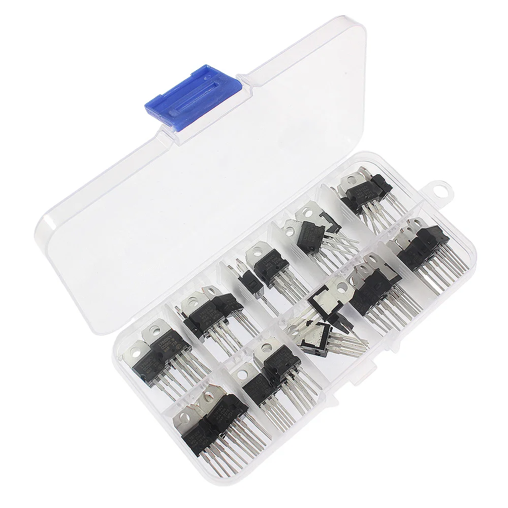 5/50PCS Voltage Regulator IC kit LM317T L7805CV L7806CV L7808CV L7809CV L7810CV L7812CV L7815CV L7818CV L7824CV TO-220