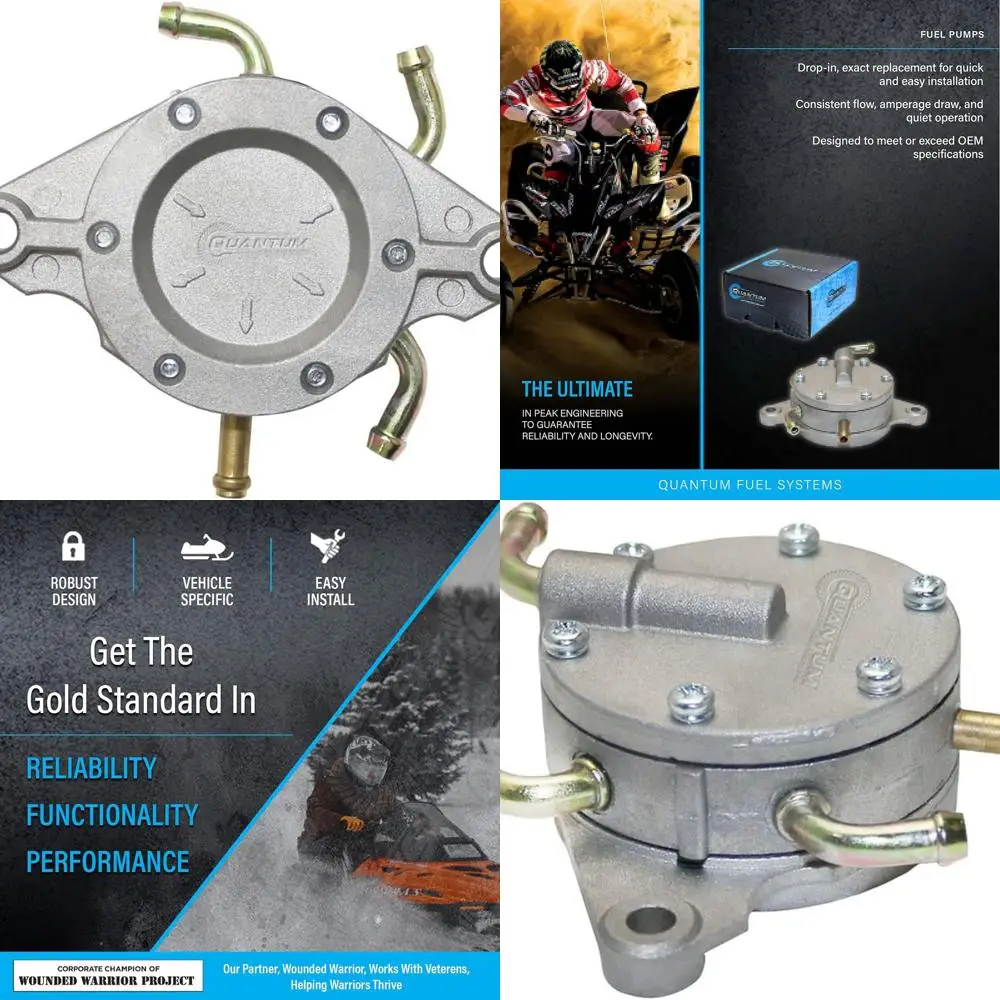 

Механический топливный насос QFS для снегоходов Polaris 550 2009-2021 годов, заменяет 3090366, 3090082, восстанавливает OE Performance