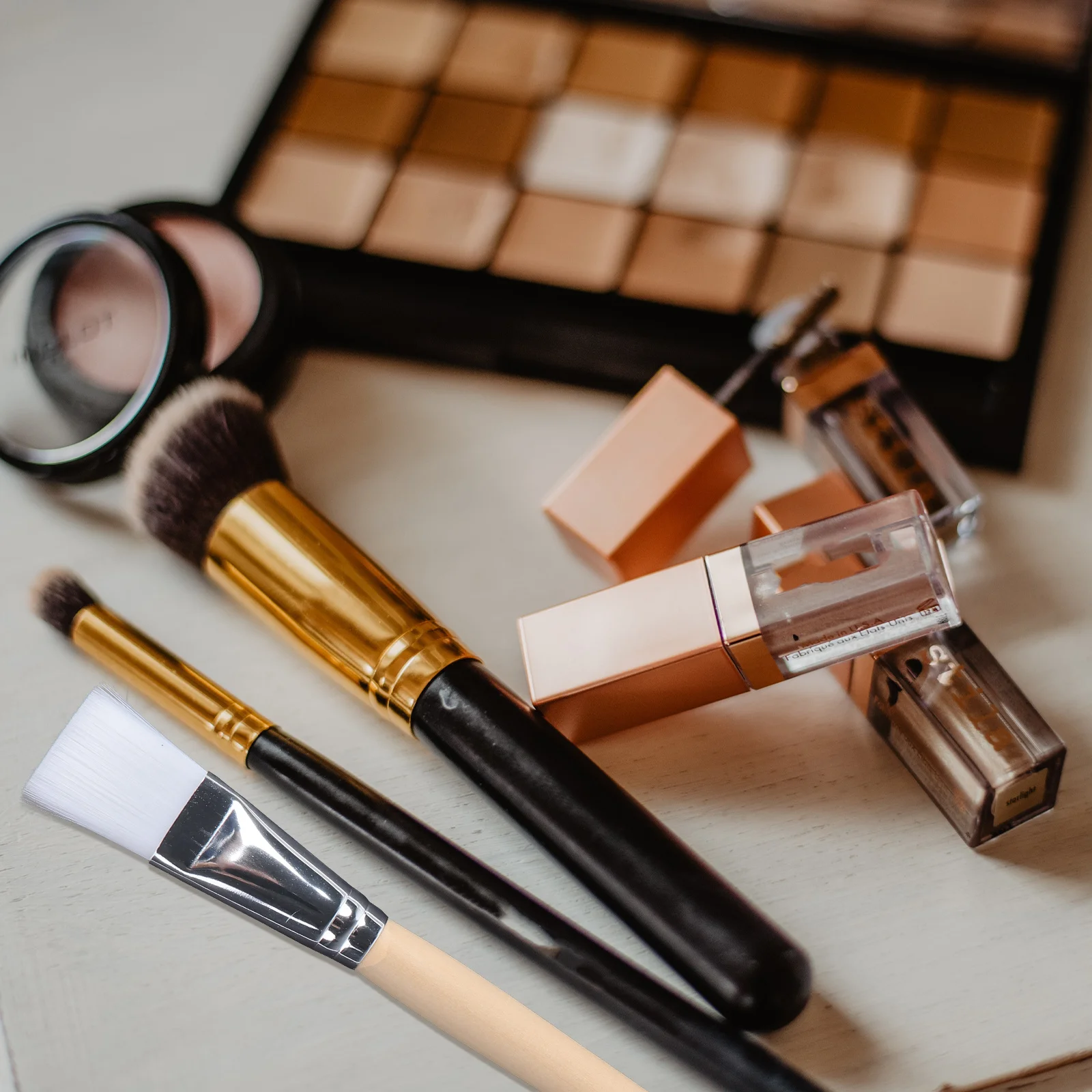 Brosse pour masque Facial, manche en bois, applicateur de maquillage réutilisable pour masque de boue, Lotion pour le corps, outil hygiénique facile à nettoyer, 2 pièces