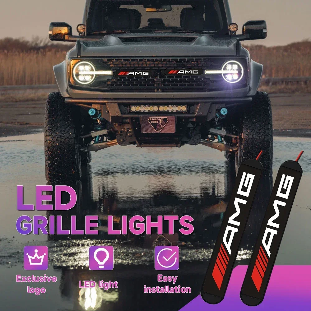 

LED Mid-Net Clip Daytime Running Warning Light Auto Accessories For Mercedes Benz W247 W212 W213 W205 AMG W177 V177 W176 GLA