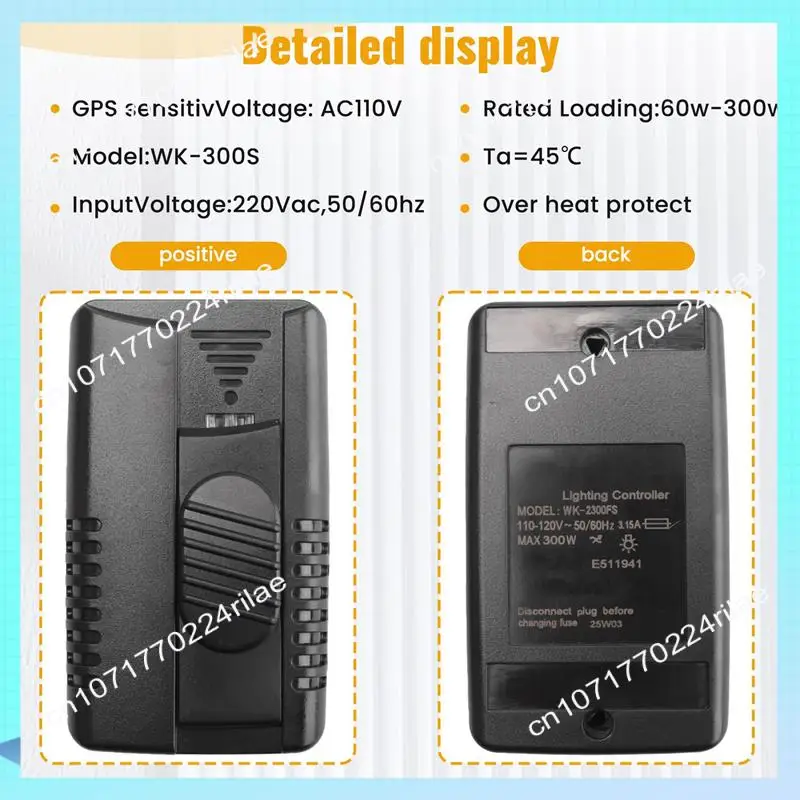 A17Z Foot Dimmer Switch Full Range Inline Slide Control Switch For Floor Light LED Lamp Incandescent Bulb 100V-120V US Plug