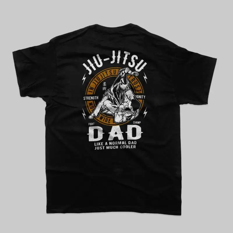 

Jujitsu Traditional Sanda Boxing Cultural T-shirt Style Round-neck Pure Cotton Printed Short-sleeved T-shirts for Men and Women