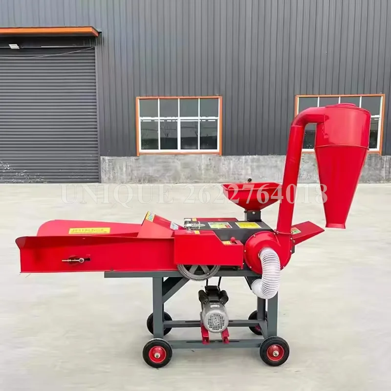 Farm Machinery Automatic Cutting Machine Cattle And Sheep Breeding Cutting and Kneading Maker Dry and Wet Straw Corn Crusher