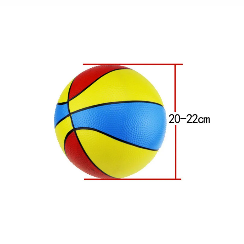 4 pçs 8.5 polegadas pequena bola de praia inflável design de basquete colorido para crianças indoor ao ar livre jogar jogos divertidos bola inflável