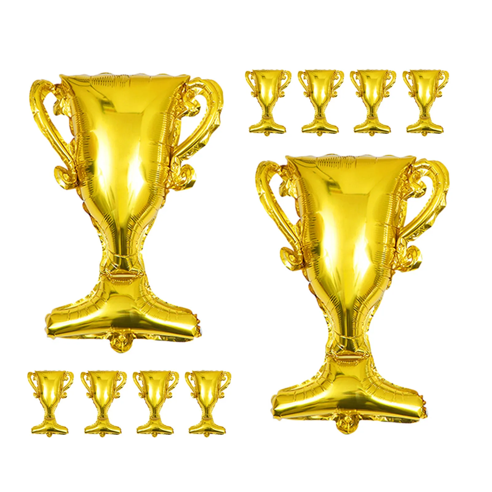 

10pcs Trophy 20inch Gold Birthday Party Balloon Aluminum Film Graduation Party Supplies Birthday Sports Event Decor