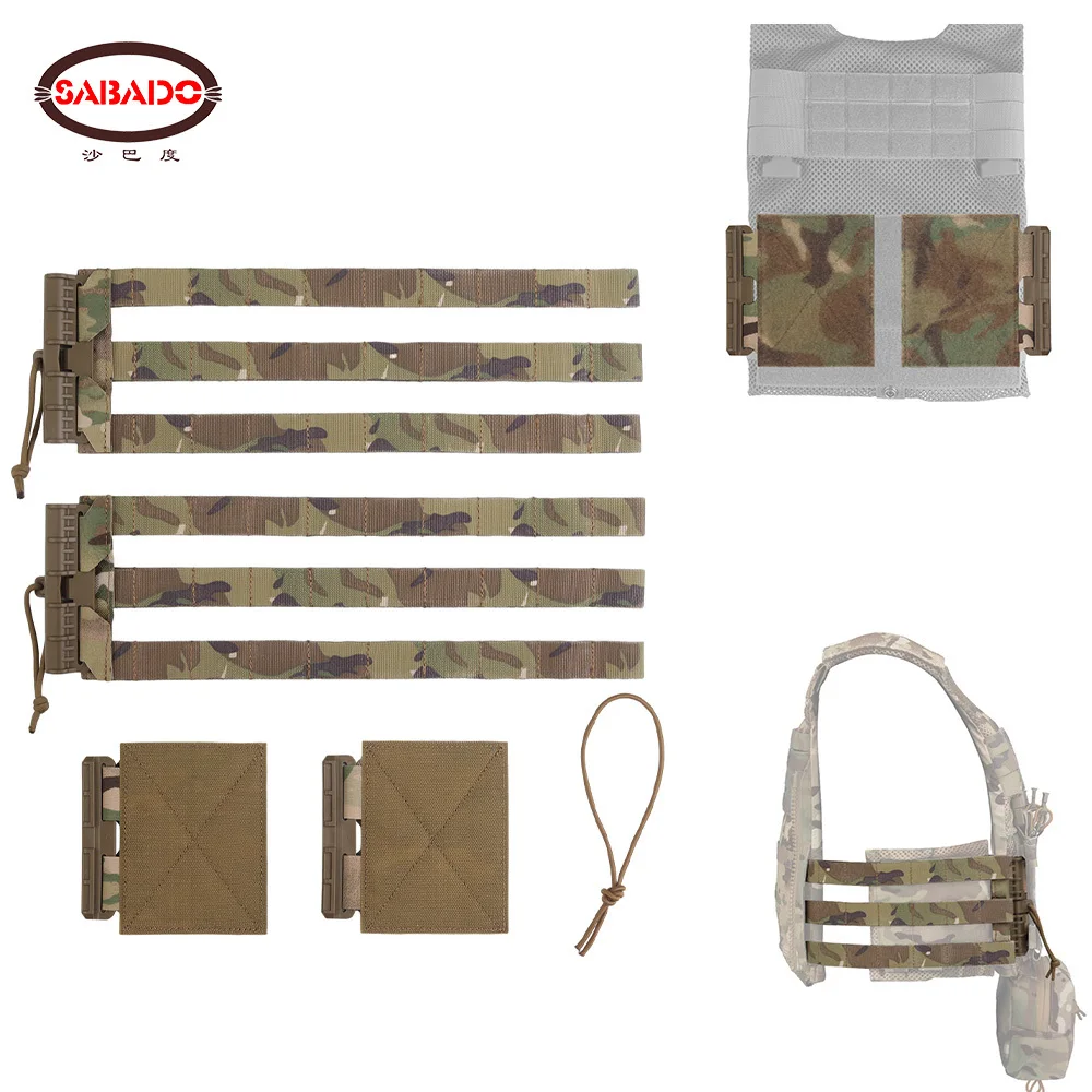 Tactical Skeletal Cummerbund MOLLE PLAS Upgarde Kit 3 Band Quick Release Buckle Set JPC 420 419 XPC Hunting Vest Accessories