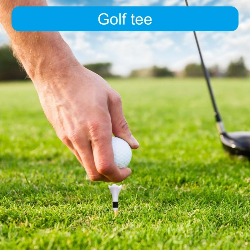 Golfs Tees Golfs Holder Golfs Castles Tees Low Resistance More Distance Consistent Height Tees for Golfs Driver Training