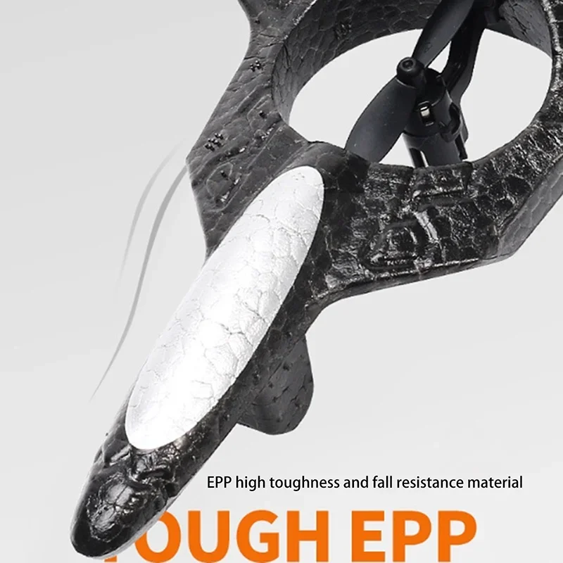 رغوة كوادكوبتر الطائرة بدون طيار لعبة صبي صغير رغوة الطائرة بدون طيار RC طائرة الجاذبية التحكم عن بعد مقاتلة مع 360 °   حيلة تدور وإضاءة LED