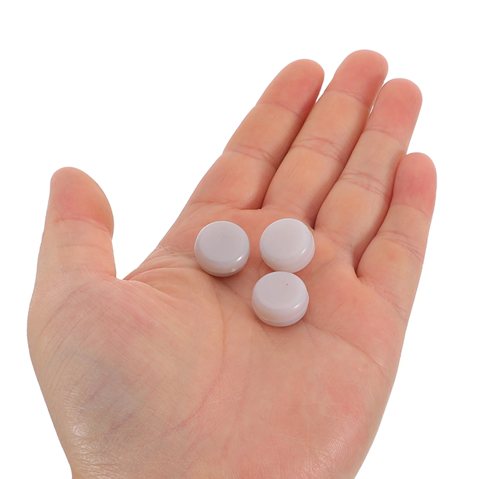Inserts de hochet pour projets de bébé au Crochet, boules en plastique blanches sûres pour le développement sensoriel des nouveau-nés et des nourrissons, 20 pièces
