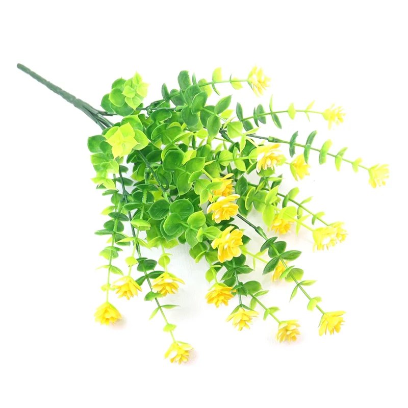 

B61A-20 Bundles Artificial Flowers,Plants Greenery Shrubs For Indoor Outdoors, Hanging Planter Artificial Plant