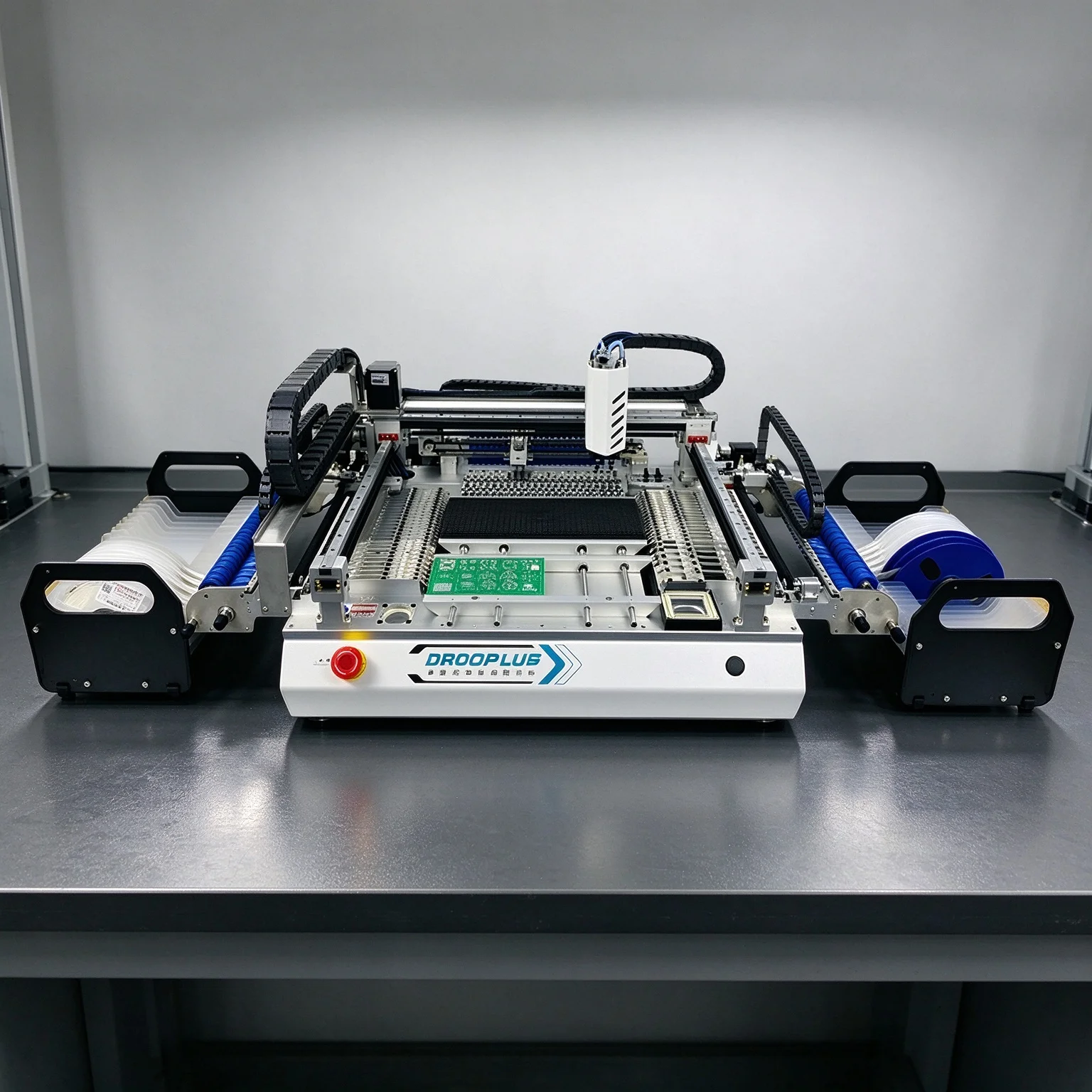 D600Plus Full Vision Desktop Automatic SMT PNP Pick And Place Machine Chip Mounter 6 Heads For LED SMD PCB Assembly Line