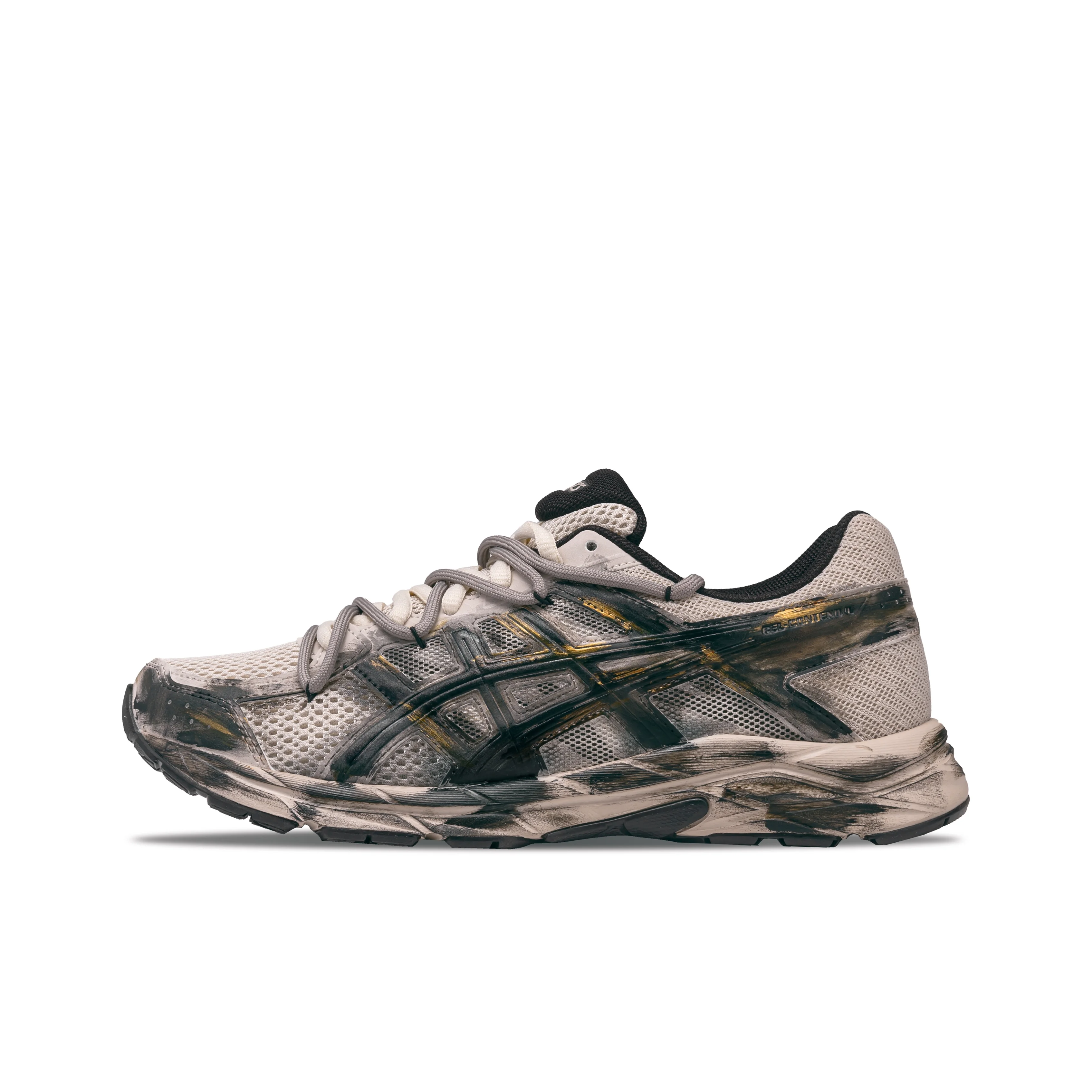 ASICS Gel Contend 4 Running Shoes Men's Low Top Black T8D4Q-030(Team1992-)