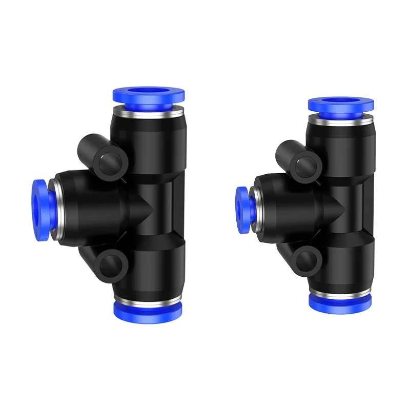 10Pcs4mm 6mm 8mm 10mm 12mm 14mm 16mm  PE PEG Pneumatic Fitting Pipe Connector Tube Air Quick Fittings Water Push In Hose Couping