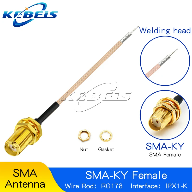 5PCS IPX1 U.Fl To R…