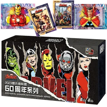 Children Avengers Collection Card Doctor Strange Captain Marvel Iron Man Hand Drawn Rare Limited Game Card Kids Gifts