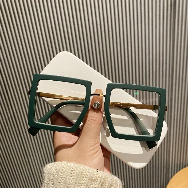 Women Square Transparent Eyeglasses Fashion Myopia Glasses Retro Minus Diopter Eyeglasses Optical Spetacles Prescription Óculos