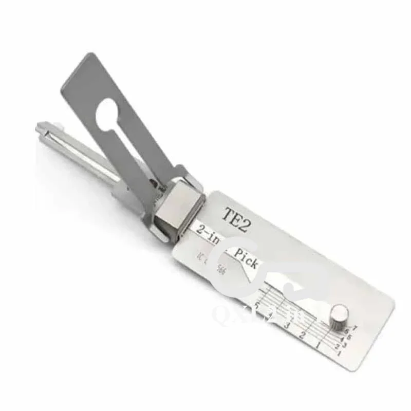 Alat LiShi TE2 Pick dan Decoder untuk Gainsborough untuk Kunci TESA Pintu Rumah Pembukaan Kunci Sipil dan Pembaca Kunci Ahli Kunci Profesional